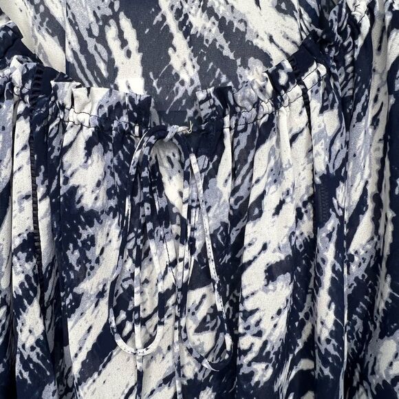 Addition Elle Love & Legend Blue & White Blouse Size 20 - Picture 6 of 8